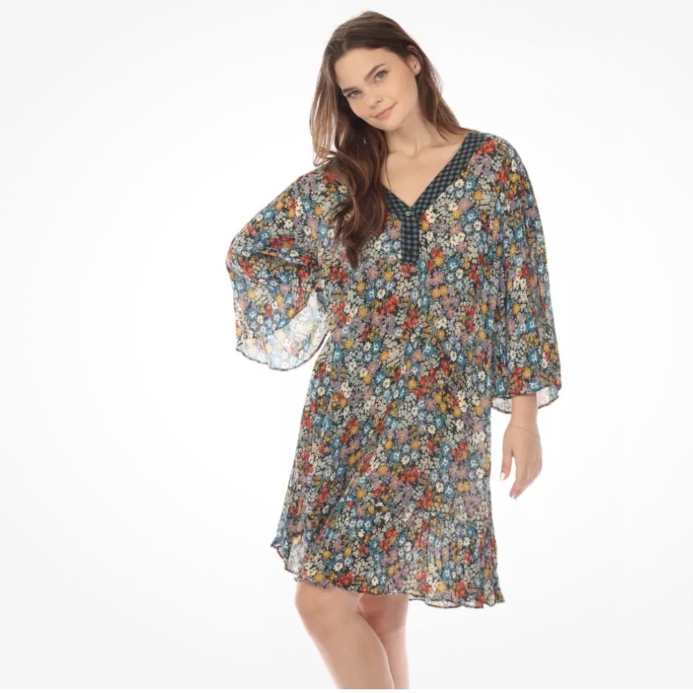 Johnny Was Divina Tunic Shift Floral Dress